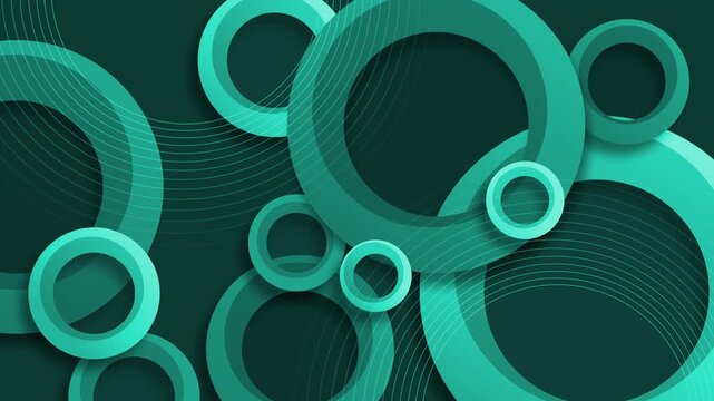 Abstract background with overlapping concentric thin curved lines accenting depth animation