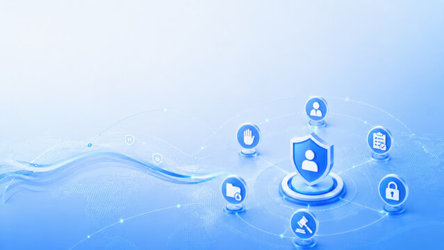 Cloud computing system system represented with connected data elements across a modern digital interface