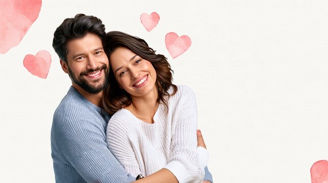 Happy Couple Embracing Love Growth and Continuous Learning in Relationships