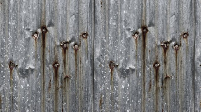 Grunge metal background with bullet holes and rust texture