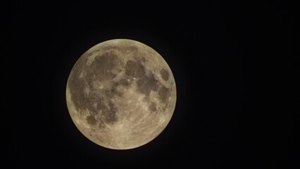 moon in the night sky © Andrey