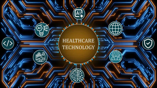 Revolutionizing Healthcare Technology with AI, Smart Medical Data Analytics, Machine Learning, Neural Network, Digital Health Innovation 4K Video