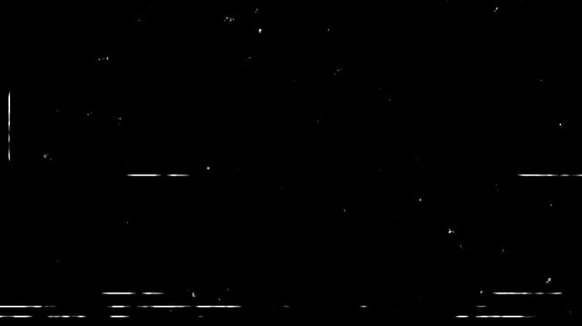 4K video VHS tape analog tv screen with subtle horizontal static lines and slight noise signal glitch or grain effect, overlay effect for old retro film effect