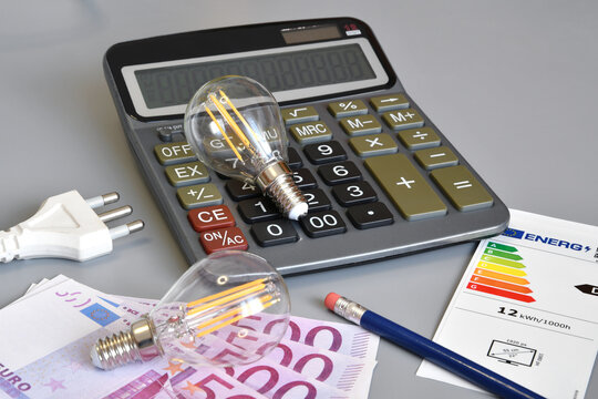 Electricity cost and energy efficiency calculation