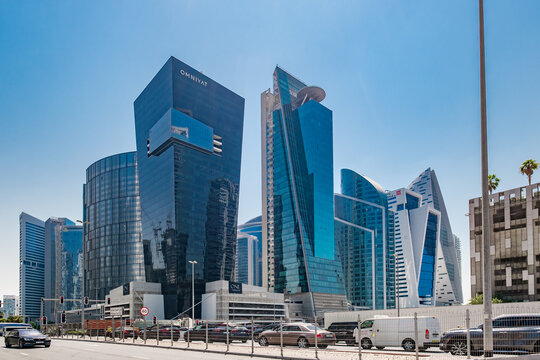 Dubai, UAE &ndash; october 04, 2025: One by Omniyat Business Bay Tower, The Prism Tower