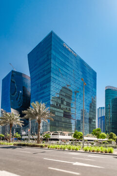 Dubai, UAE &ndash; october 05, 2025: The Opus, Business Bay, verticl frame