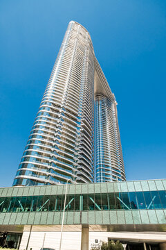 Dubai, UAE &ndash; october 05, 2025: Address Residences Sky View, bottom view