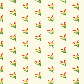 Floral Pattern for Wall and Fabric Design Vector