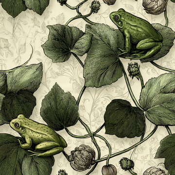 Frog Toile