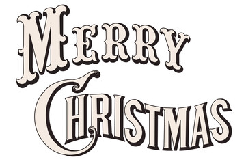 merry christmas typography lettering celebration © Lingporntip