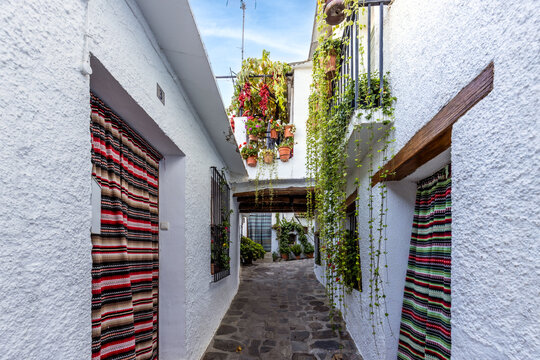 Picturesque spots in the charming village of Bubi&oacute;n in the Alpujarra region of Granada, Andalusia, Spain