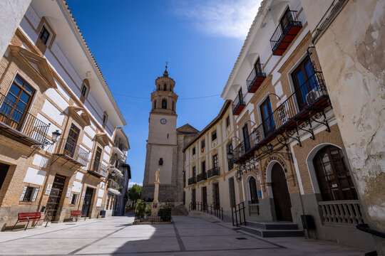 Historic, monumental and picturesque buildings in Baza, Granada, Andalusia, Spain