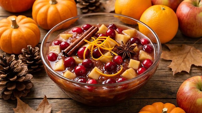 Cranberry Apple Chutney Bowl