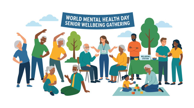 World Mental Health Day: Seniors Gather for Wellbeing Activities and Social Connection