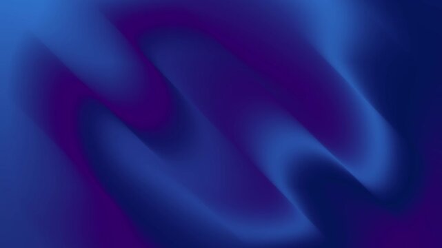 Gradient background animation blends deep blue and purple hues. Fluid chromatic waves blend across the gradient background. Moody ambient visual depth defines this gradient background.