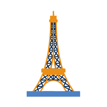 Eiffel Tower graphic illustration