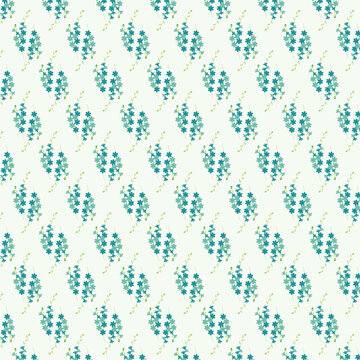 Floral Seamless Pattern for Fabric and Wallpaper Vector