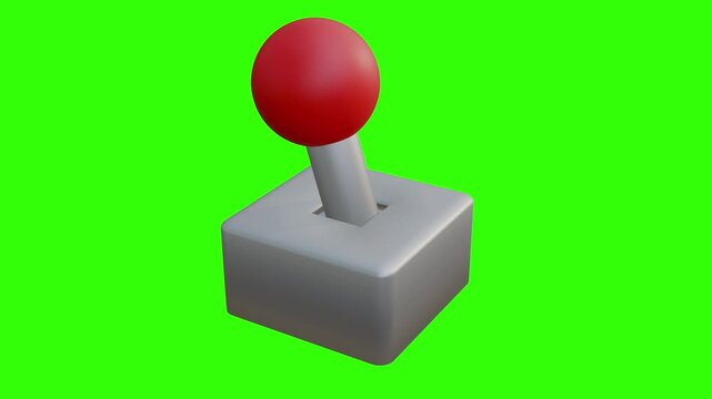 joystick switch computer game button stamp controller control retro 3d technology arcade video business off office gaming old console