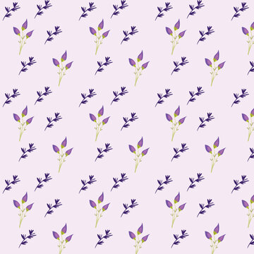 Floral Seamless Pattern for Fabric and Wallpaper Vector