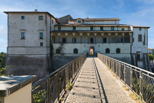 Genazzano - Roma - Lazio - Italia. Scorcio del Castello Colonna