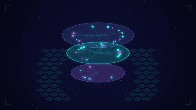 AI Governance Orchestration Platform Architecture Diagram - isometric infographics technology vector - Layered AI platform with AI data ecosystem, governance, human in the loop, enterprise systems