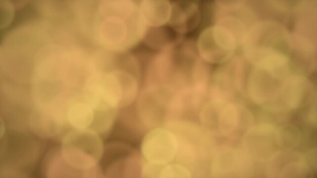 Gold Yellow Bokeh Effect Motion Graphics Animation Background