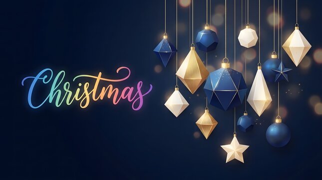 A stunning visual representation of christmas featuring sparkling ornaments and a festive joyful atmosphere