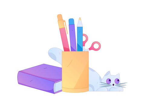 Character reading quietly vector concept operation hand drawn illustration
