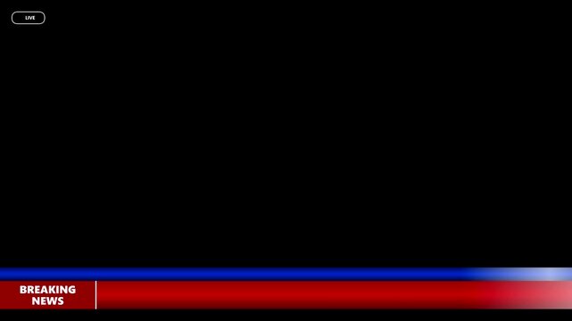 Dynamic breaking news graphic banner video background