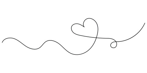 Obraz premium Vector modern line icon set on white page. Doodle minimal valentine icons set on white background. Isolated doodle outline continue element. Love isolated modern art set on white page. EPS 10. 