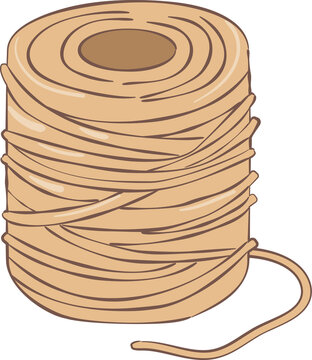 Illustration of a Spool of Twine