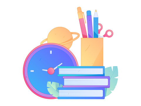 Character reading quietly vector concept operation hand drawn illustration
