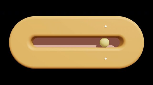 The ultimate flawless 3D game loading bar. Features a perfectly sealed, physically continuous recessed cavity with zero gaps, DoubleSide rendering for guaranteed watertight walls, and sub-frame fluid