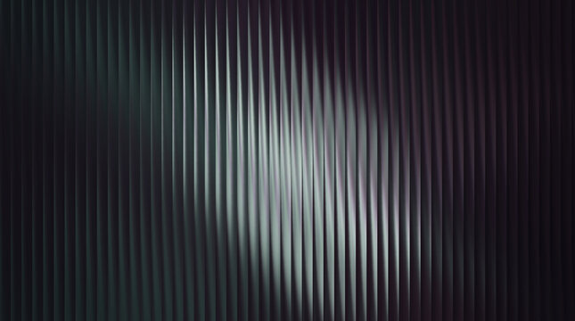 Dark abstract vertical lines pattern background with glowing center light and elegant shadows