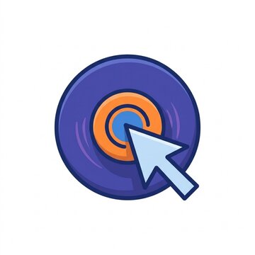 blue arrow icon