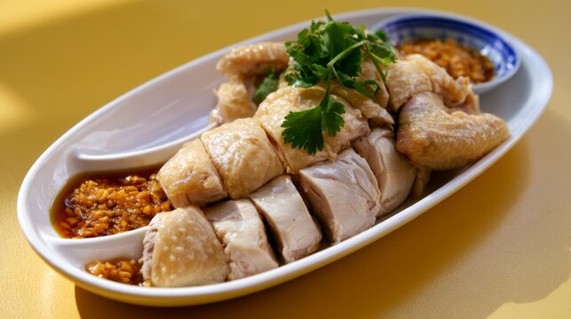 Zhanjiang White Cut Chicken, Tender Cantonese Poached Chicken Specialty