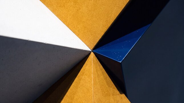 Abstract Geometric Background with Colorful Triangular Shapes
