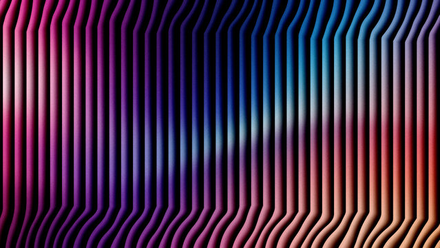 Abstract background with colorful vertical lines and wave pattern effect
