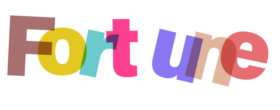 Colorful 3D HMO typographic lettering design with geometric shapes on transparent background
