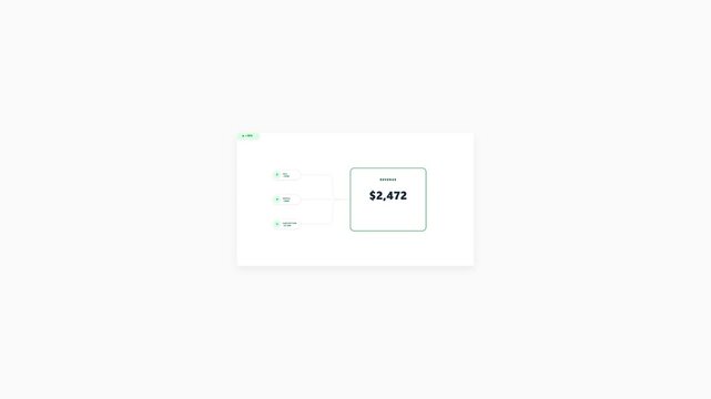 Financial Dashboard Interface Displaying Profit Growth And Sales Analytics On Clean Minimalist Background