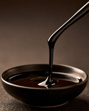 Ferrofluid Drawn From A Pipette