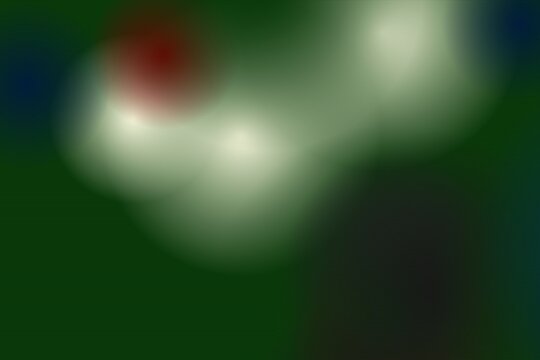 Deep forest green bokeh background with soft white blurred light