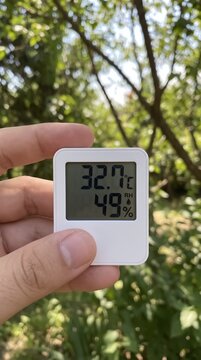 Heatwave thermometer concept illustrating global warming and high climate temperature.