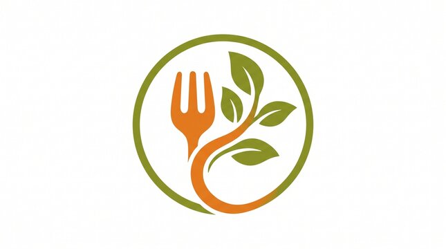 food-cafe-restaurant-organic-logo-vector