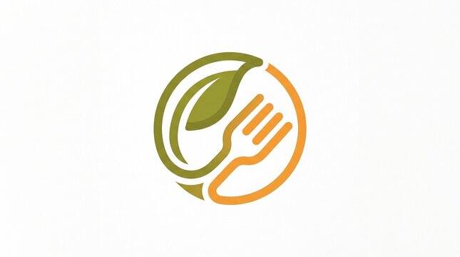 food-cafe-restaurant-organic-logo-vector