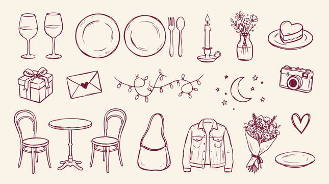 Everyday Couple Moments Doddle Design Set