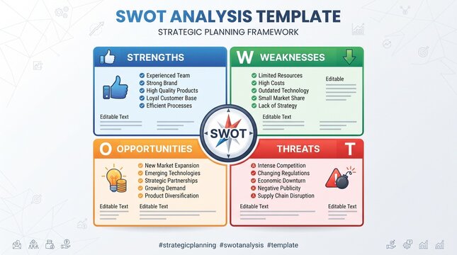 Strategic business process framework for comprehensive internal and external situational analysis