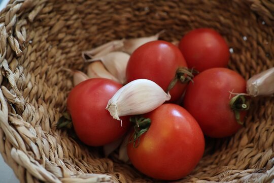 Ajo y tomate