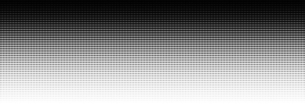 Halftone dots texture, fading dots background, dot gradation transition, vanishing intensity effect