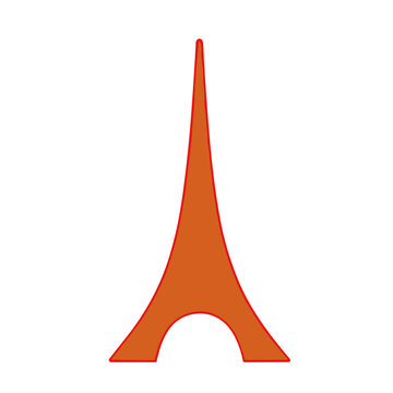 Stylized Eiffel Tower Icon